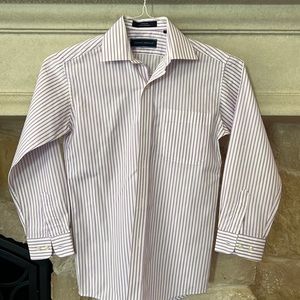 Boys’ Striped Oxford Shirt